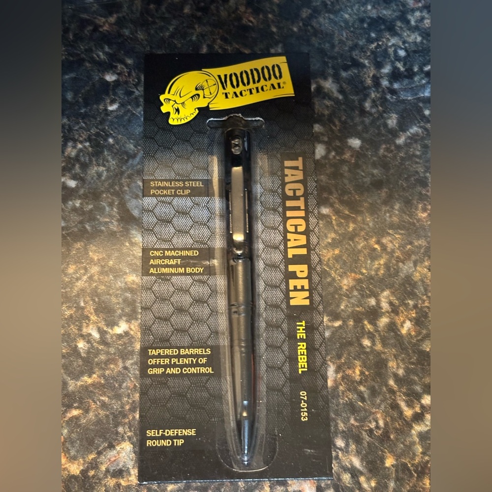 Black Tactical Pen